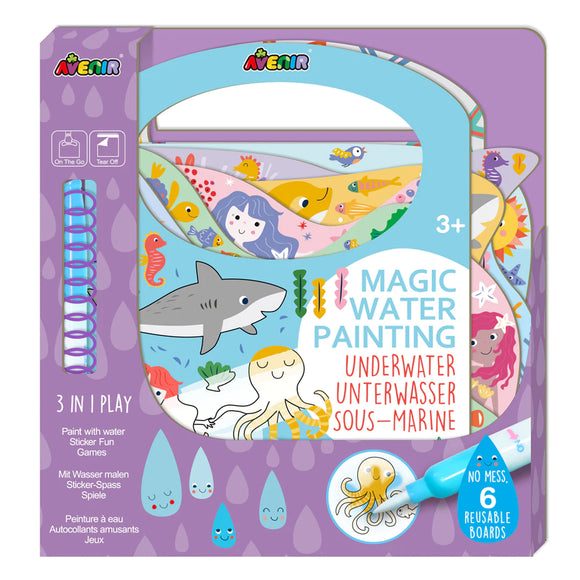 Magic Water Painting - Book - Under Water