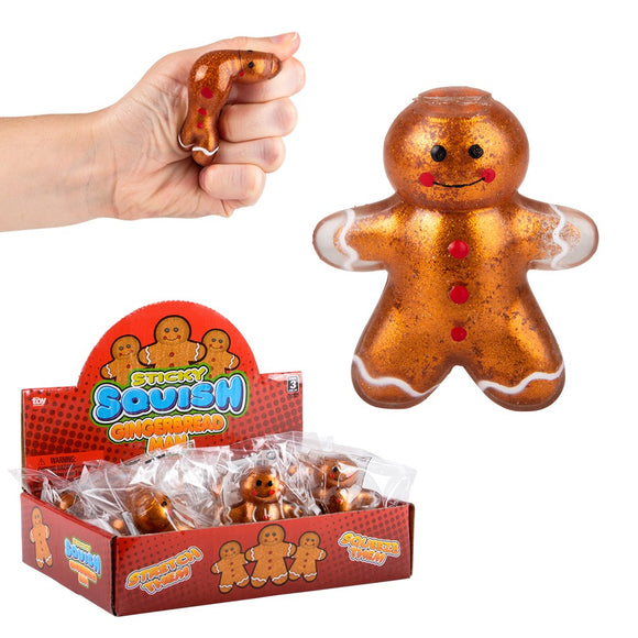 SQUISH STICKY GINGERBREAD MAN