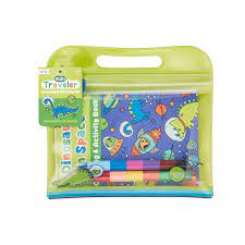 Mini Traveler Coloring & Activity Kit - Dinosaurs in Space