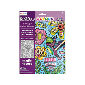 Hidden Colors Magic Paint Sheets- Magic Nature