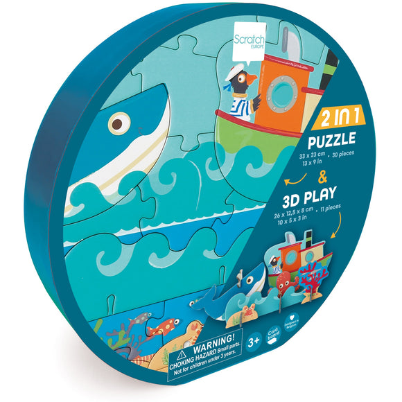 Scratch - Play Puzzle 3D - Ocean 30 pcs