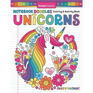 Notebook Doodles Unicorns Coloring Book