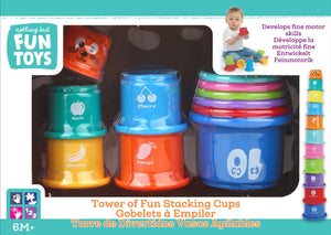 Nothing But Fun Toys - Tower of Fun Stacking Cups